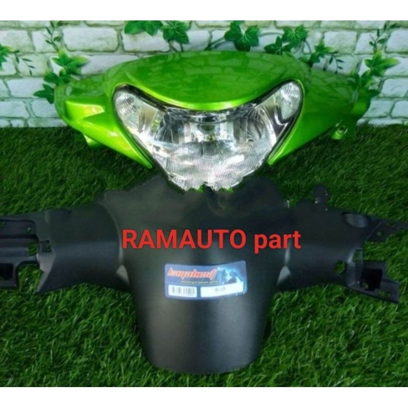 #cover body#batok kepala+reflektor#mio sporty#mio smile#th 2009-2011#yamaha mio warna hijau