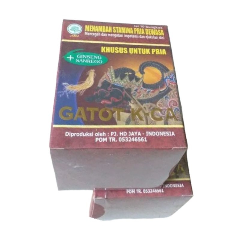 Gatot kaca jamu asli