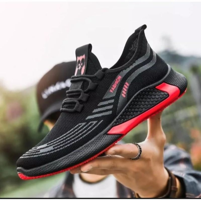 Sepatu Pria, WICKY COLLECTION - Sepatu Sneakers Sport Pria EZ BG-589 BG58