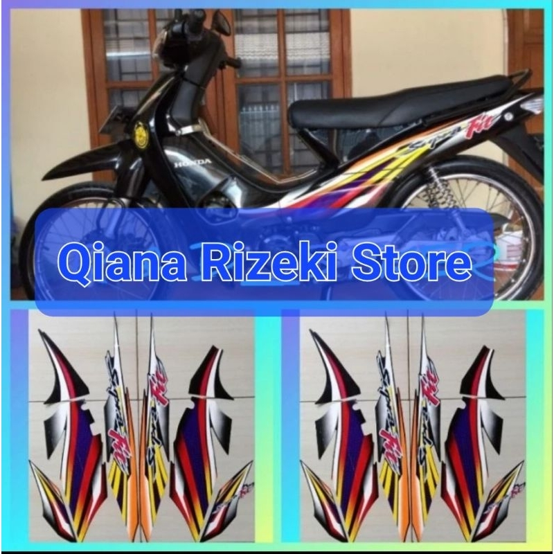 REDY STIKER SETIKER STRIPING SUPRA FIT LAMA 2002 2003