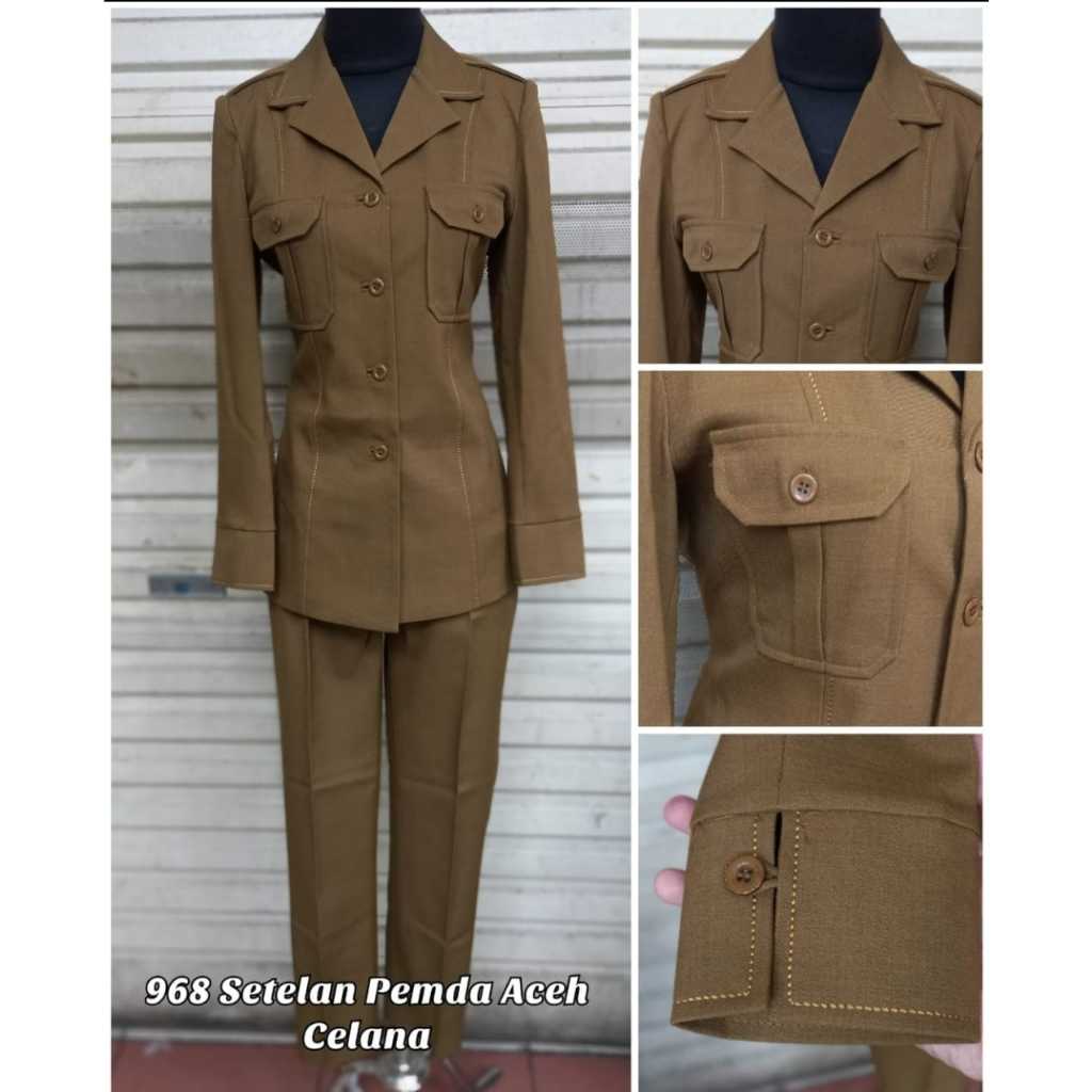 STELAN BLAZER WANITA PEMDA GELAP |PEMDA ACEH |ROK SPAN |ROK A| SET CELANA