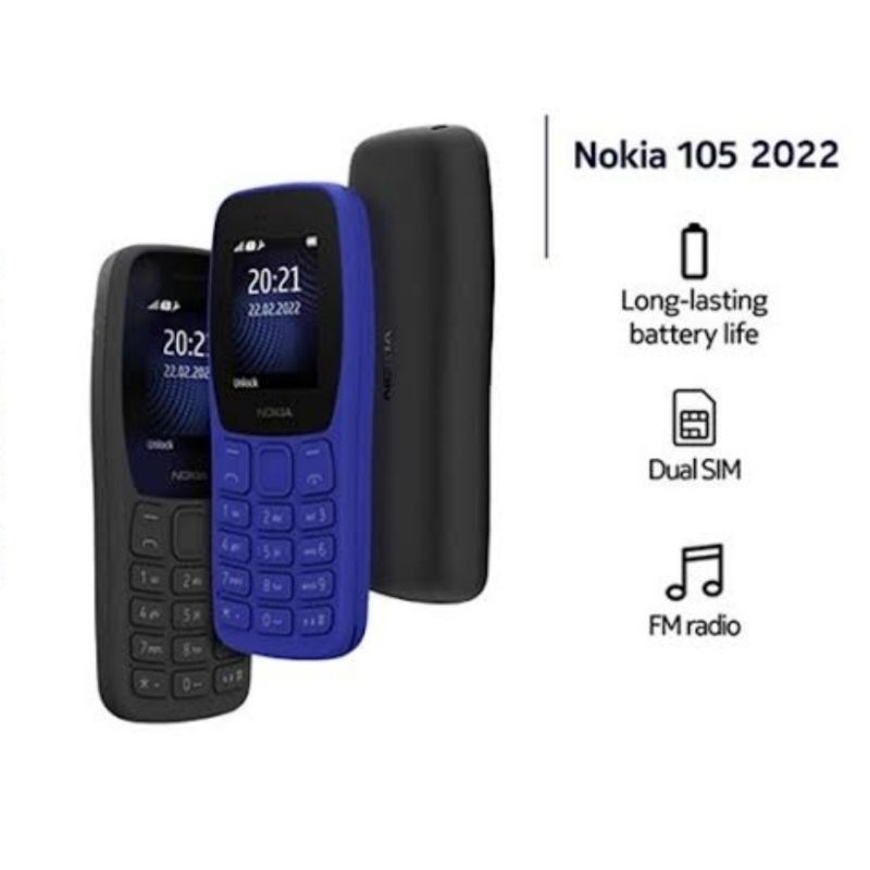 Nokia 105 2022 new resmi