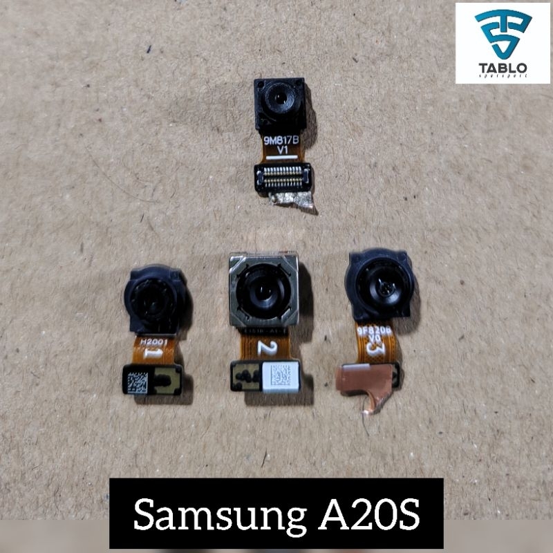 Kamera depan belakang Samsung a20s original copotan hp