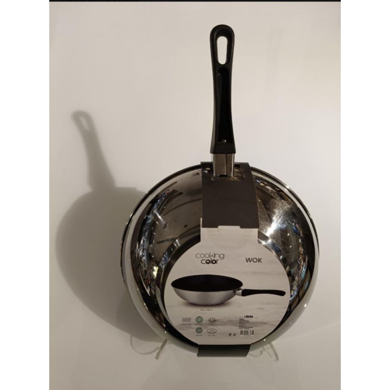 cooking color wok pan 28cm informa wok anti lengket informa