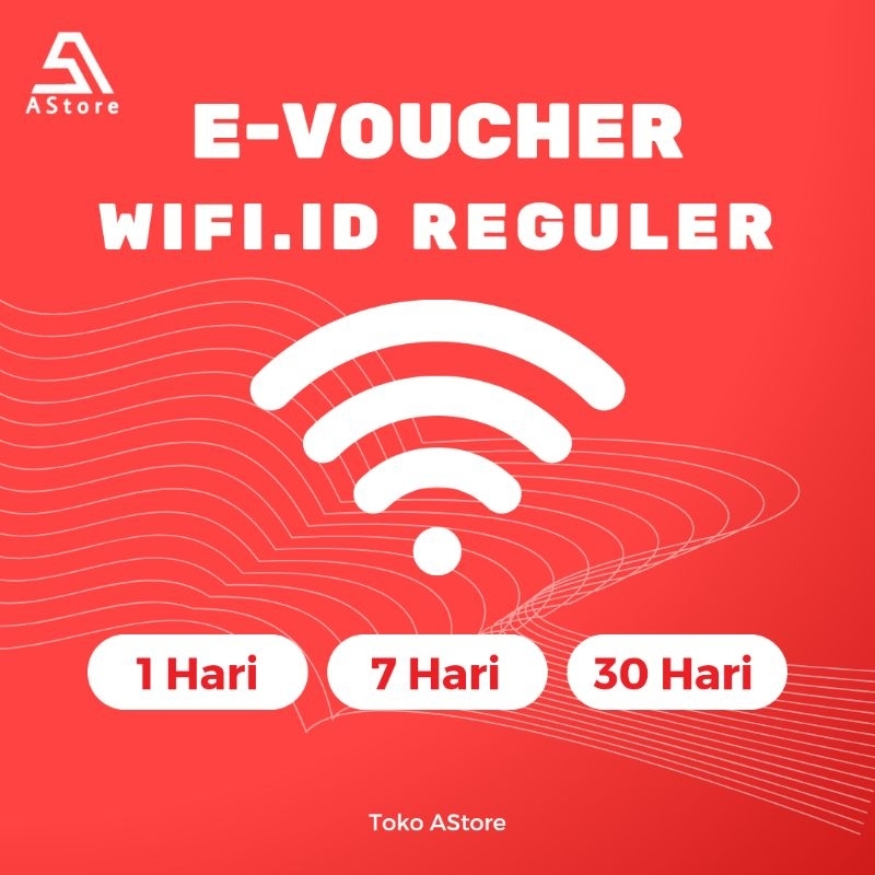PAKET VOUCHER WIFI.ID REGULER 1 HARI 7 HARI 30 HARI / 1 BULAN TERMURAH PROMO 