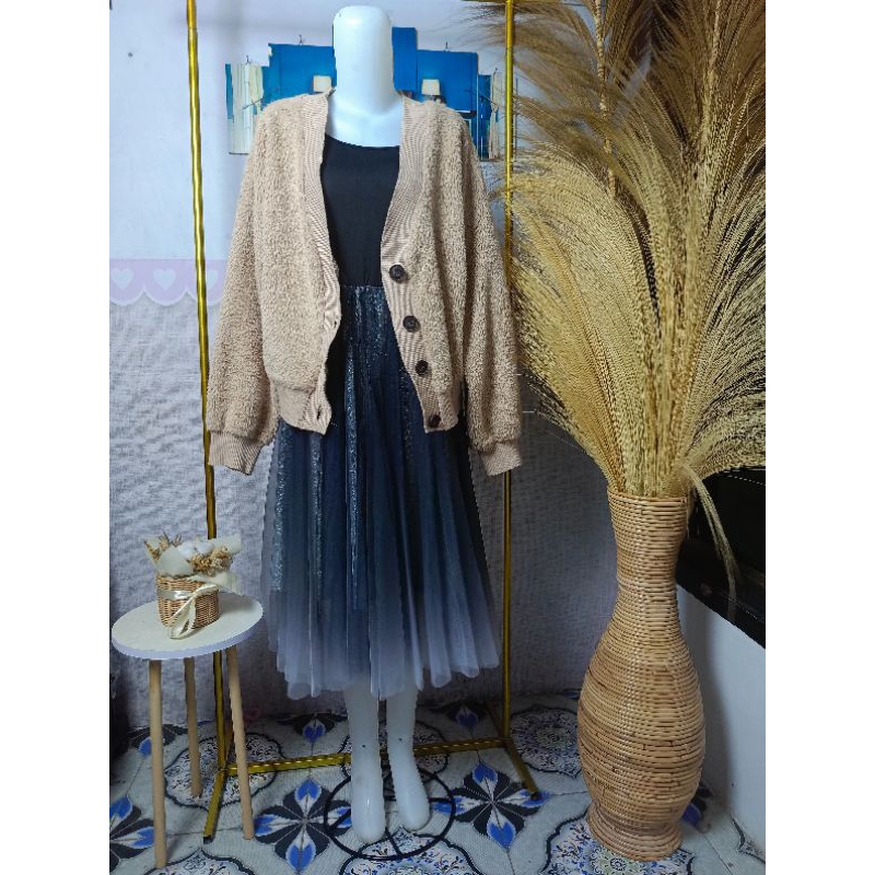 W CLOSET BRAND CARDIGAN RAJUT BULU