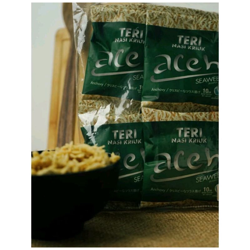 

Teri Nasi Kriuk Aceh Seaweed Sachet 4 x 10gr