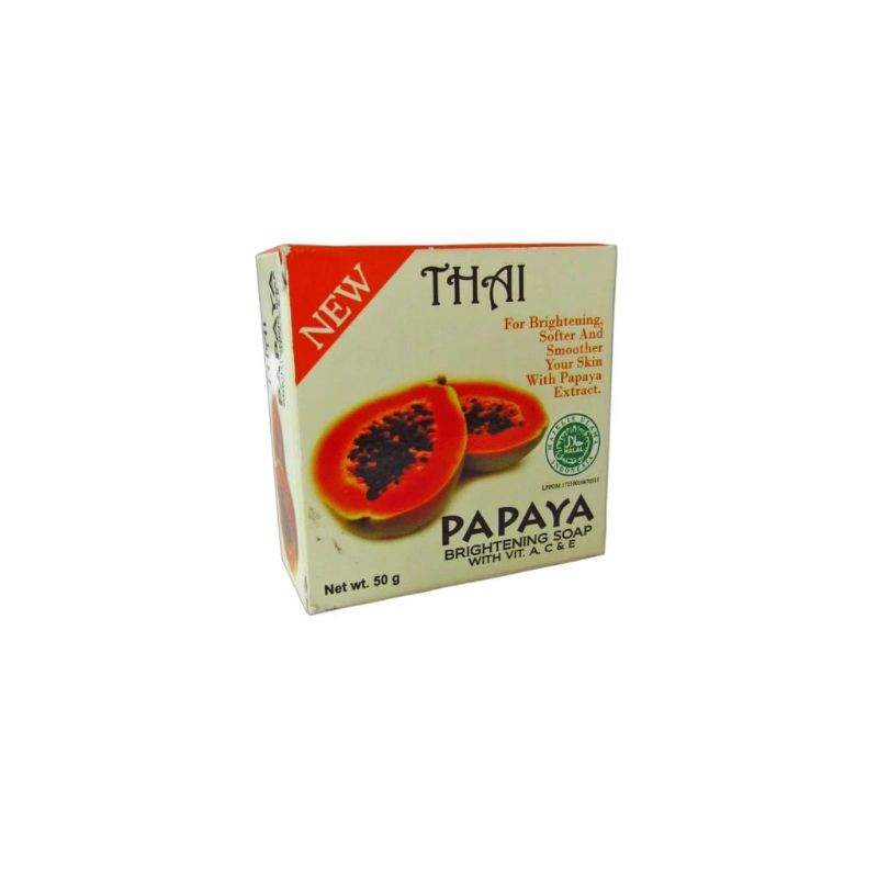 New Thai Papaya Brightening Soap // Sabun cuci muka Papaya