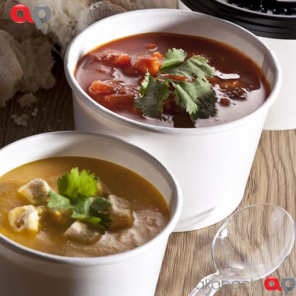 

Paper bowl 650ml / mangkok Soup 650ml + tutup / lid