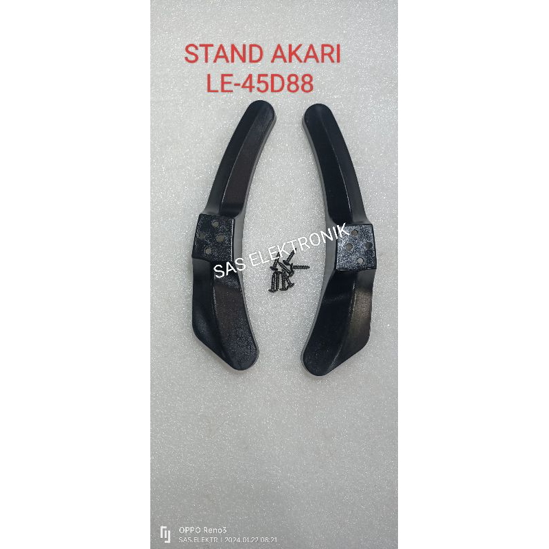 STAND KAKI PEDESTAL DUDUKAN TV LED AKARI 40-45 INCH LE40D88 LE-40D88 LE45D88 LE-45D88