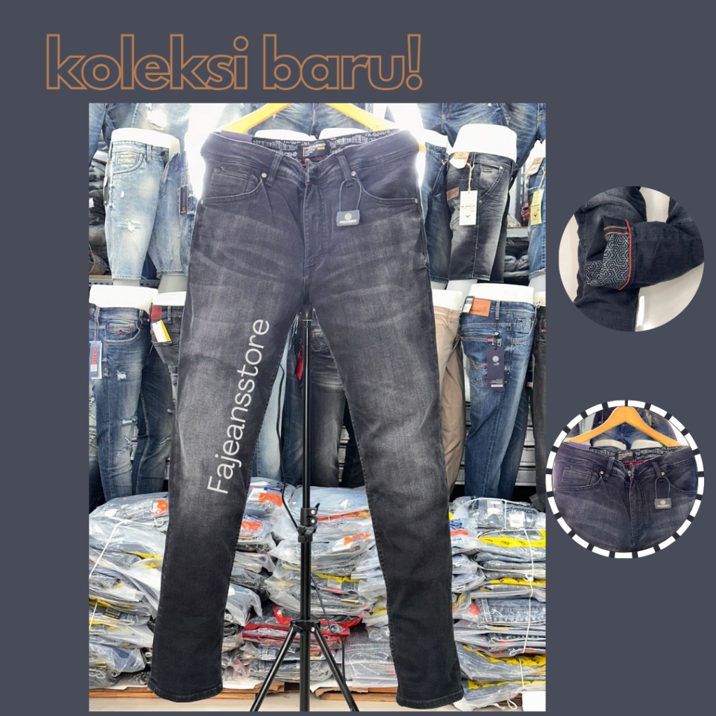CELANA JEANS PICASSO PRIA PICASSO SLIM TAPER JEANS STRETCH CELANA PICASSO DENIM CELANA PANJANG PICAS