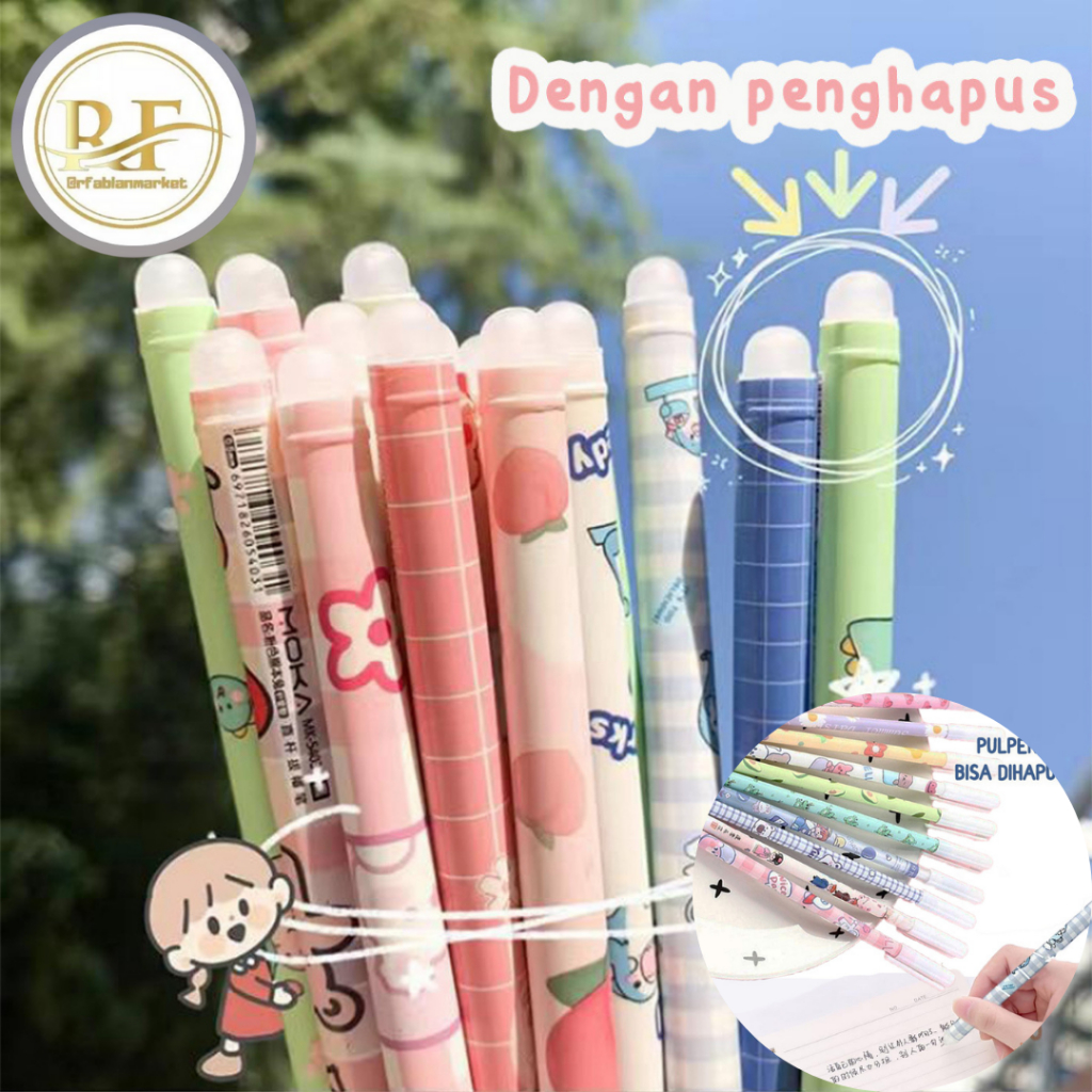 

Pulpen Ajaib Pena Bisa Dihapus Karakter Lucu Pena Ajaib Pulpen Alat Tulis Erasable Pen Gel