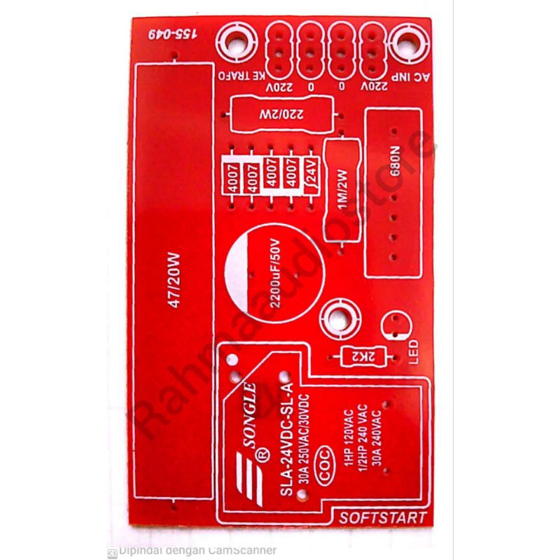 PCB SOFTSTART POWER BALAP
