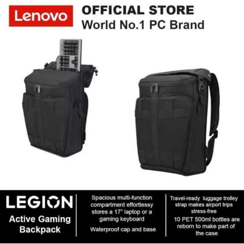 Tas Laptop LENOVO LEGION Ransel Backpack Original Gaming Backpack Original