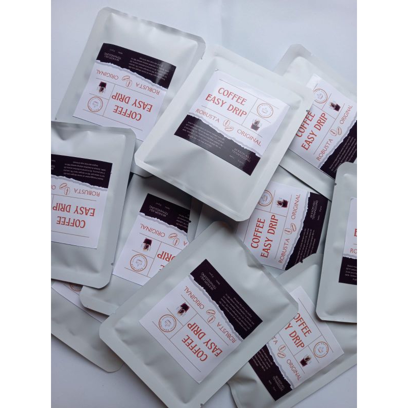 

ROBUSTA Coffee Easy Drip Bag 12g Orihinal Temanggung