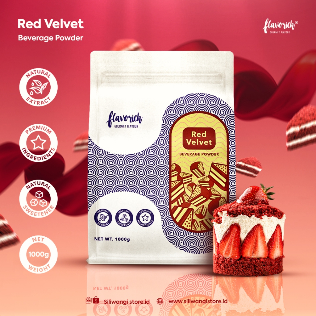 

FLAVORICH - Bubuk Minuman Red Velvet