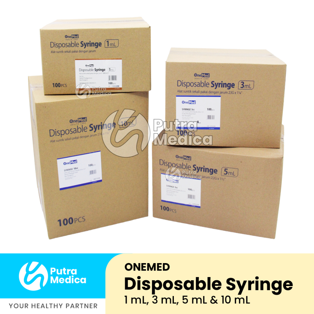 Onemed Spuit 3cc - 1 Box / Syringe