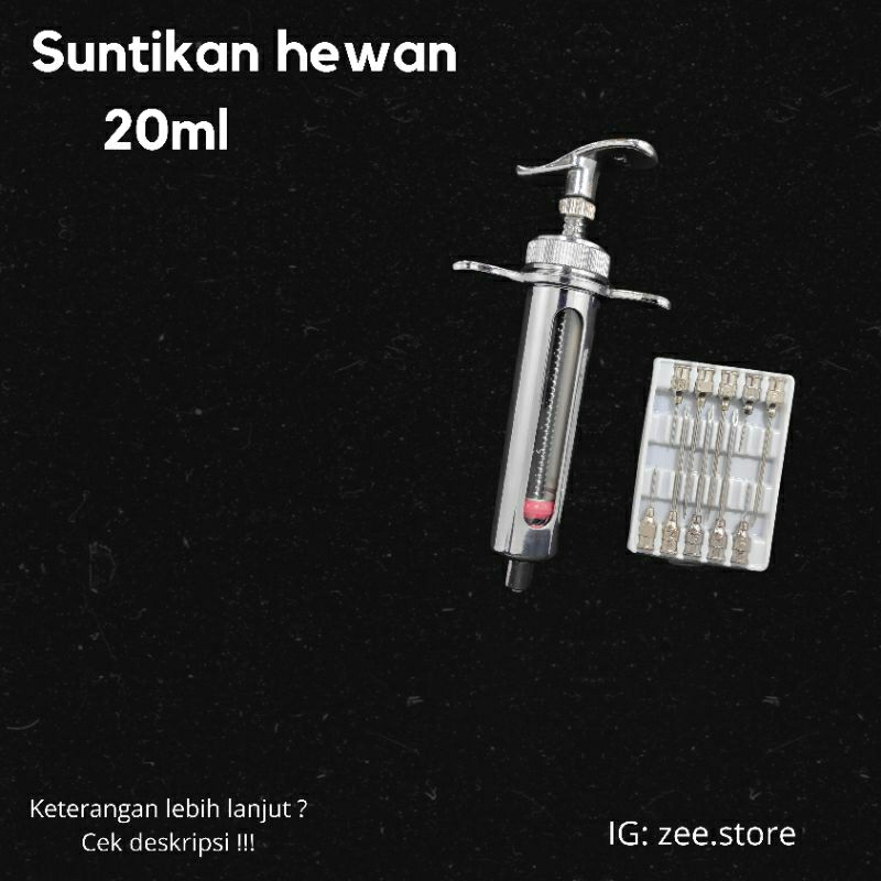 suntikan hewan ternak stainless