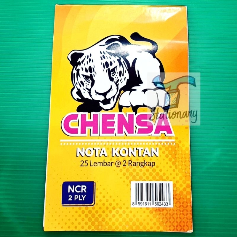 

Buku Nota Kontan NCR, 1/4 Folio, 2 ply.