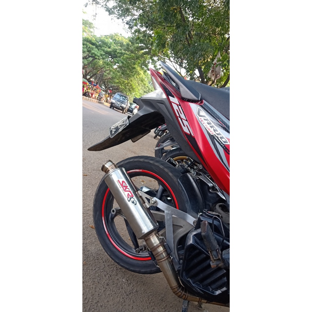 KNALPOT RACING VARIO 110-125. SKR RACING EXHAUST