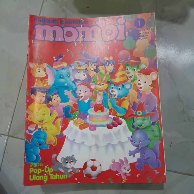 ORIGINAL BEKAS MAJALAH KREATIVITAS MOMBI - BUKU ANAK-ANAK - MASIH BAGUS MULUS