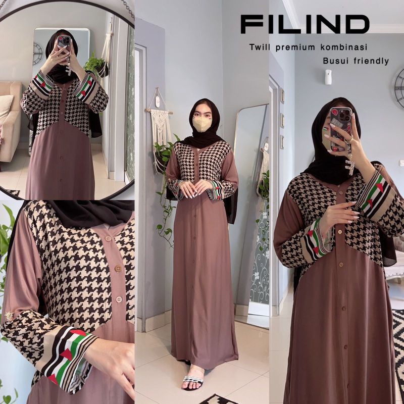 aisyahproduk | Daster Arab Fairuz FILIND | Dress Palestine twill premium