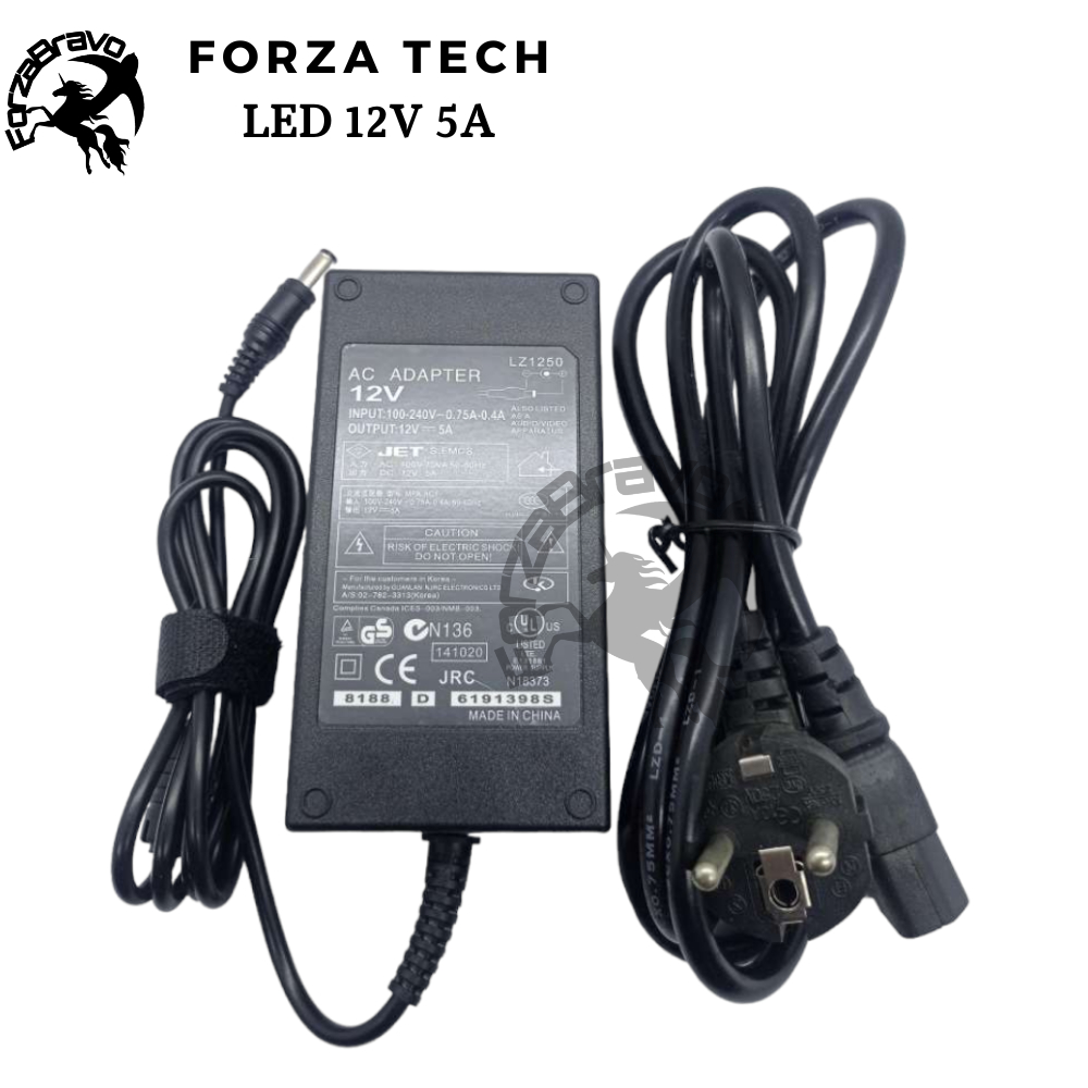 Adaptor Charger WD TV Live Wdbacg0020hch Wdbacw0040hbk Wdbctl0020hwt (12V 5A 5.5*2.5mm) New