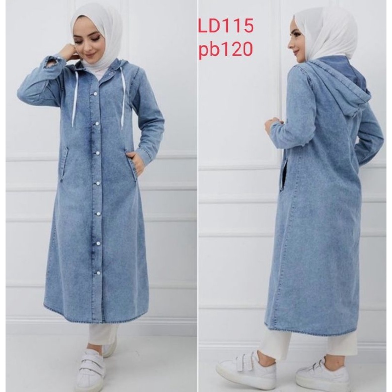 Gamis Long Hoodie Kancing/MIDI DRESS/MIDI DRESS POLOS TERLARIS MODEL TERBARU/Dress Gamis/Fashion Mus