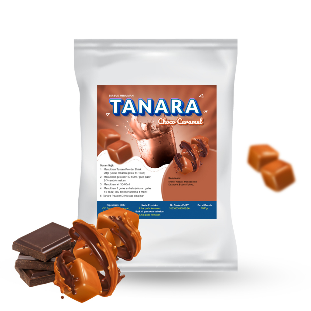 

Choco Caramel Powder 500gr - Bubuk Minuman Coklat Nyoklat Bubble Drink