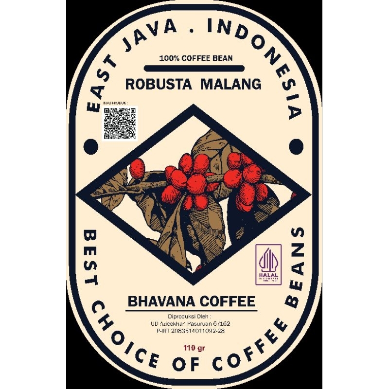

Kopi Bubuk Robusta Malang 110gr