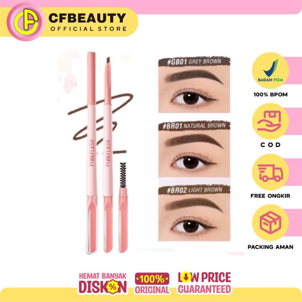 PINKFLASH PinkDefiner 3-in-1 multi-use eyebrow pencil Long-lasting Smooth stroke
