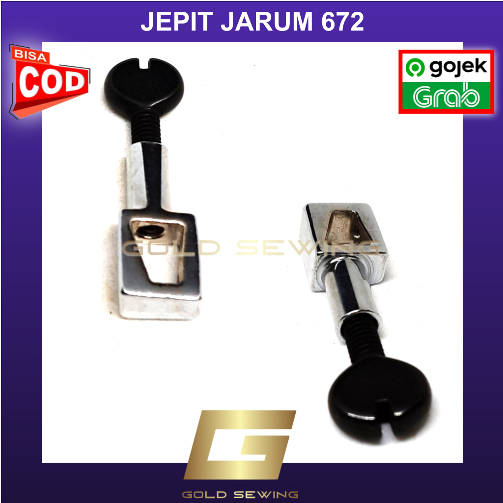 801506008 Jepit Jarum Mesin Jahit Zig Zag Janome 672 Needle Clamp 672 - GOLD