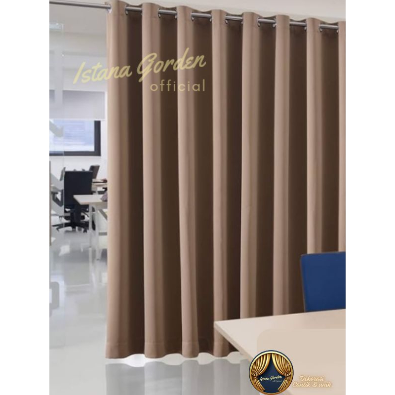 gorden blackout premium/gorden blackout/gorden jendela/gorden pintu minimalis
