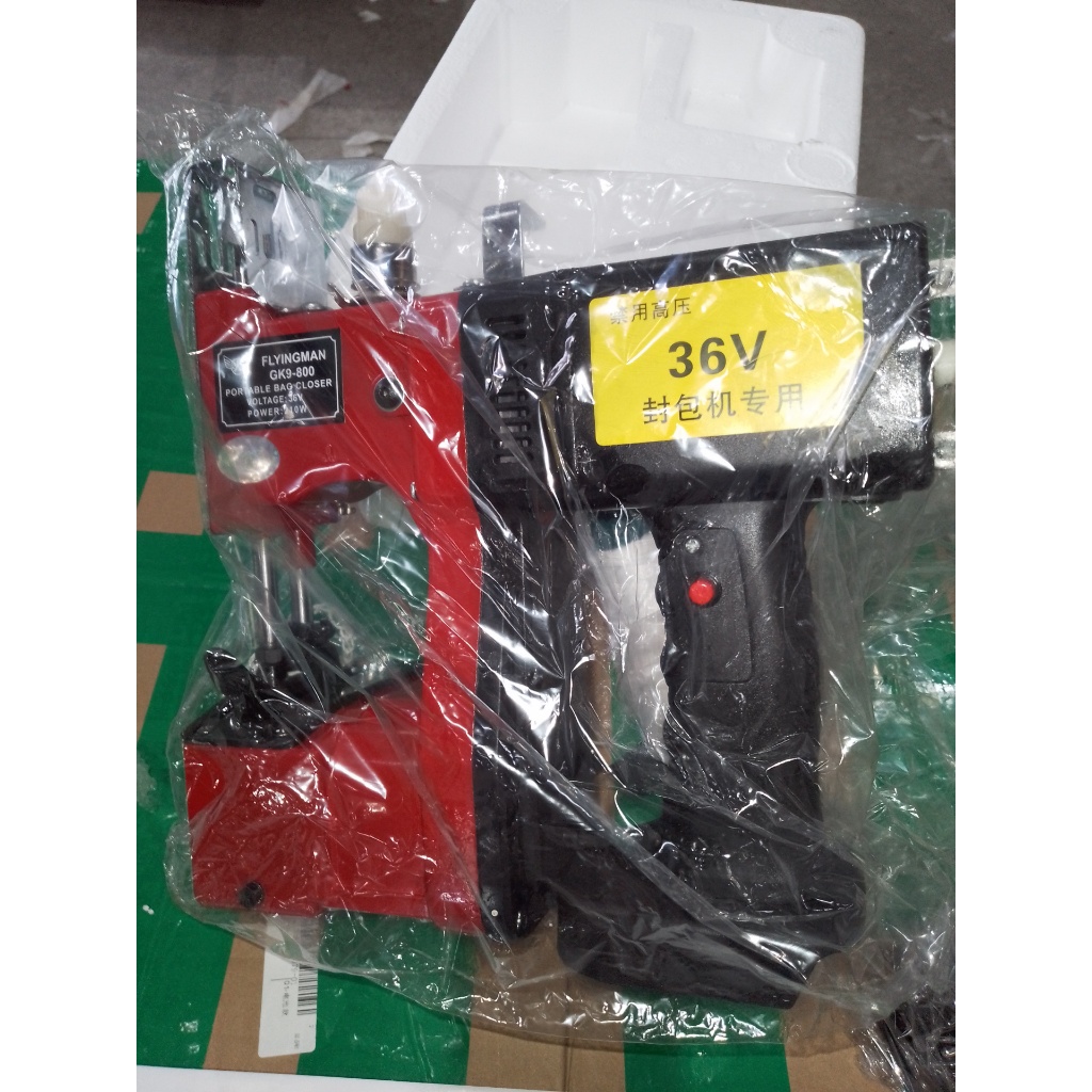 RK Flying man GK9-800 Mesin Jahit Karung Baterai Mesin Jahit Karung Portable Bag Close Mesin Jahit