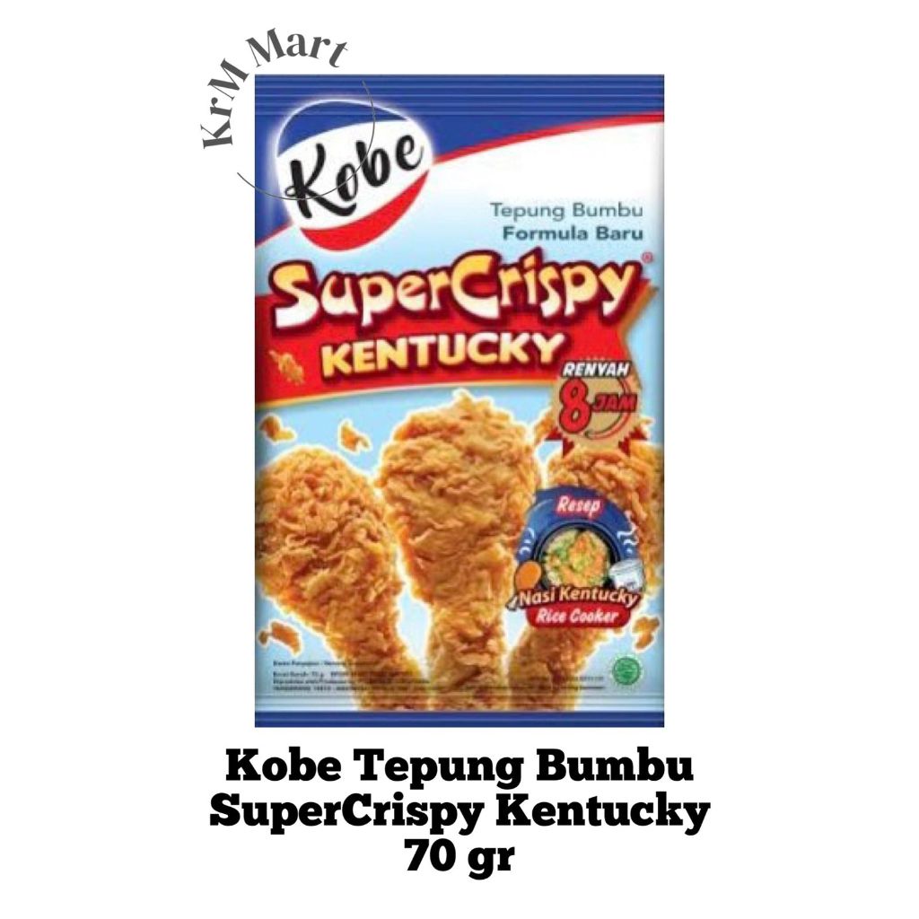 

Kobe Tepung Bumbu SuperCrispy Kentucky 70 gr super crispy krispi