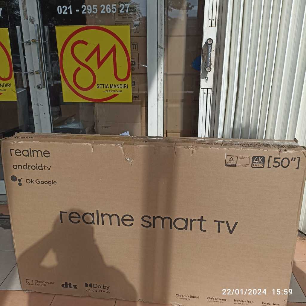 REALME Smart Android TV LED 50 Inch 4K UHD