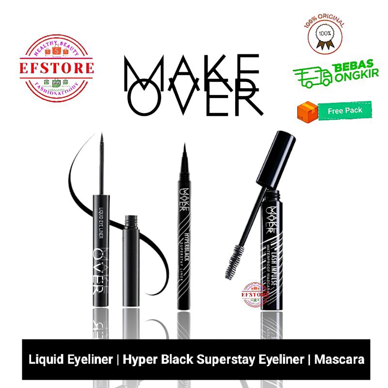 MAKE OVER Eyeliner Series(Liquid/Spidol/Pencil)ORIGINAL