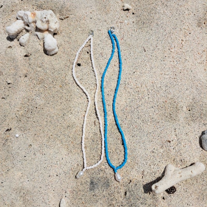 Basic Pearl Necklace (Kalung Mutiara) ASLI