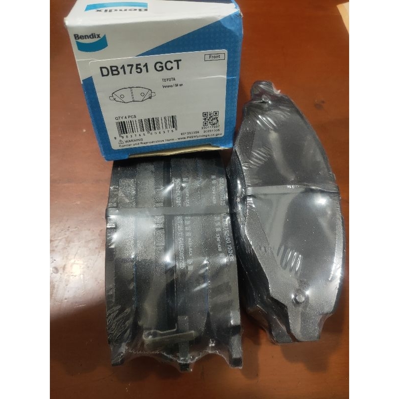 kampas rem depan innova bendix