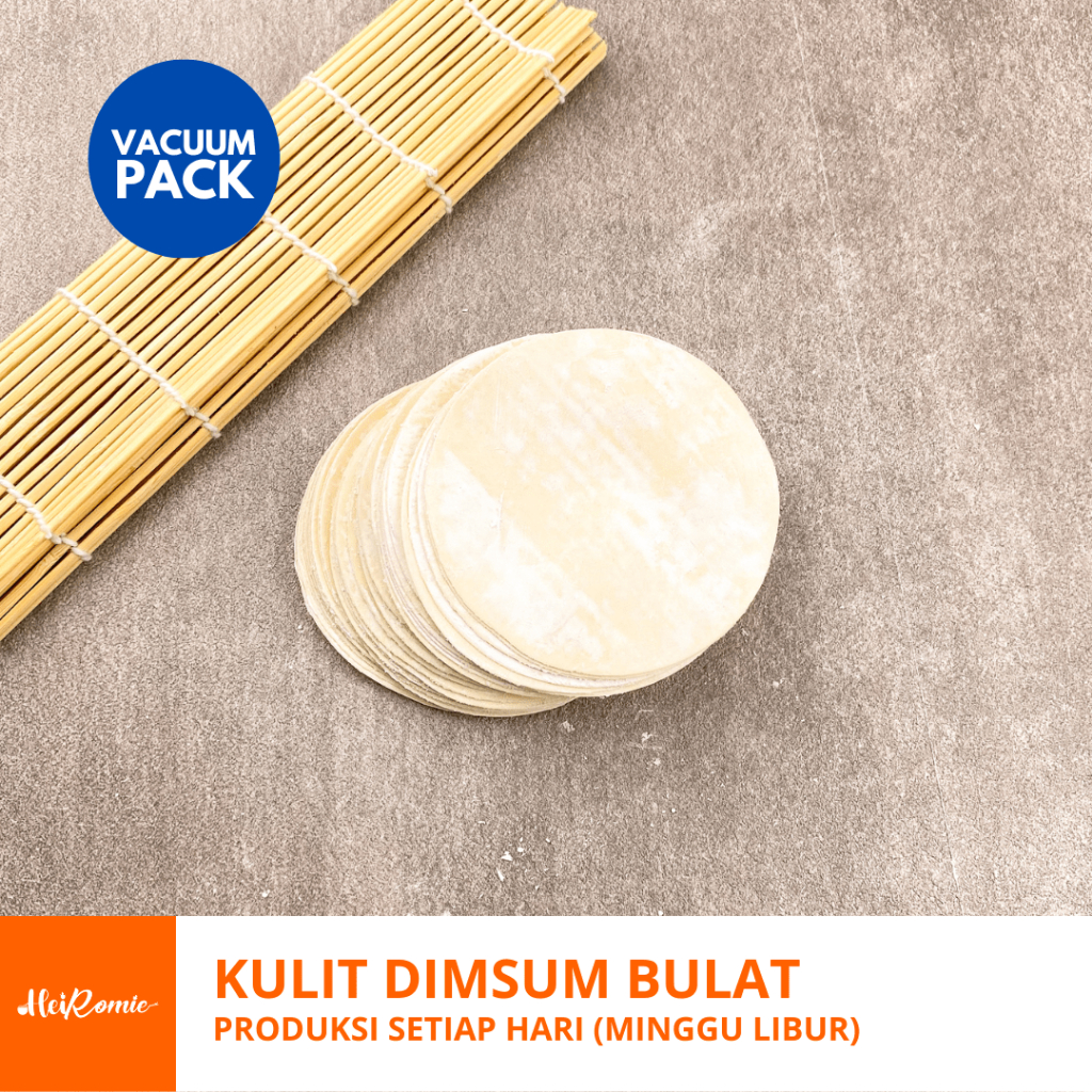 

Vacuum Pack Kulit Dimsum Pangsit 100 Lembar