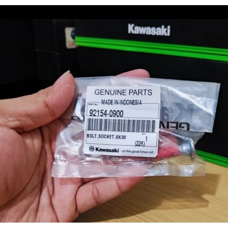 baut cakram Kawasaki depan Kawasaki ninja Rr old new original Kawasaki