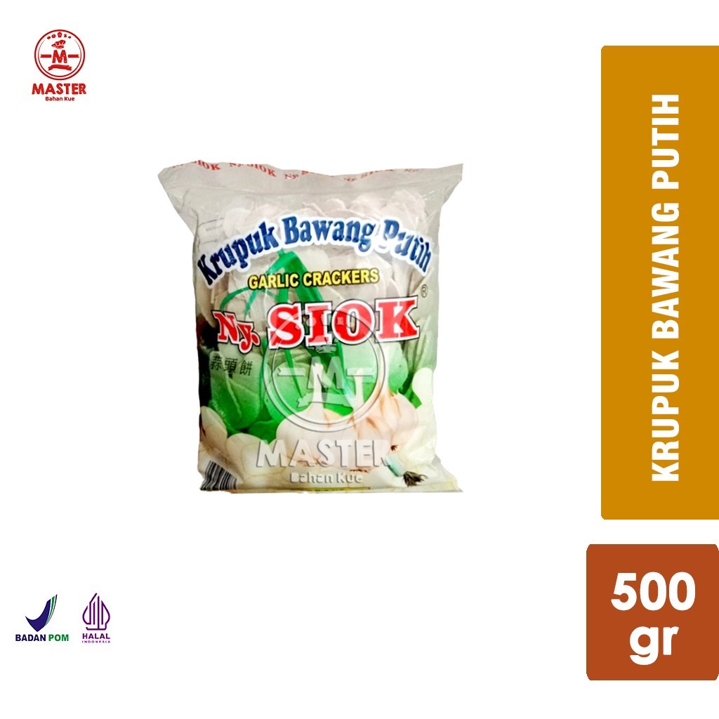 

Krupuk Ny Siok Bawang Putih / Garlic Crackers [500 gr]