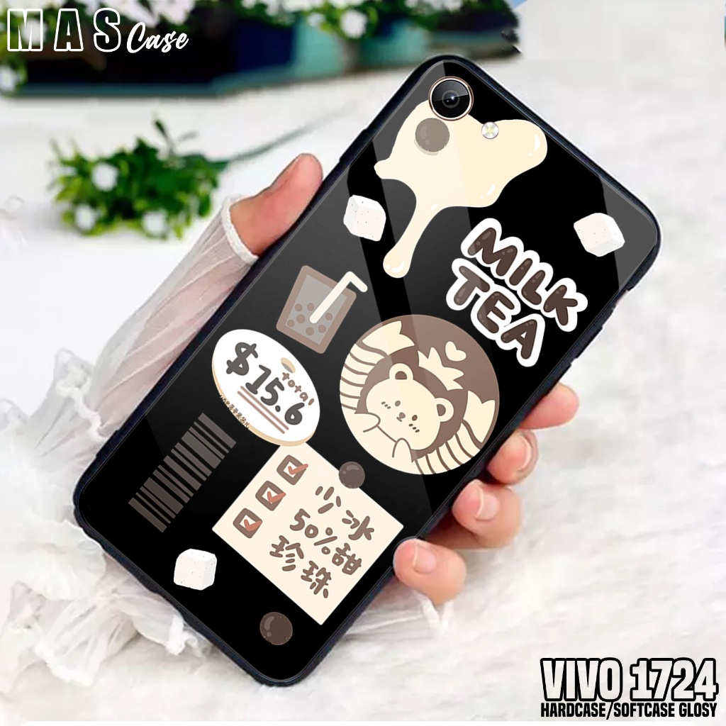 Case VIVO 1724 - Casing Hp VIVO 1724 ( Starbk ) Silikon Hp VIVO 1724 - Softcase Glass Kaca - Kondom 