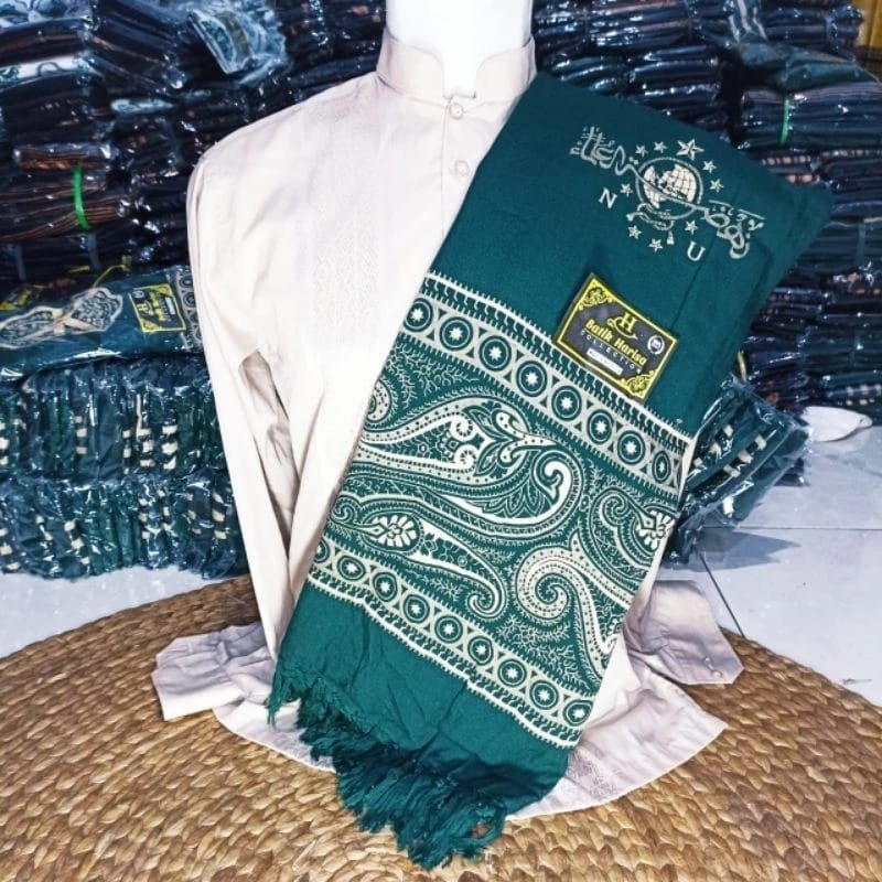 SORBAN NU HIJAU Sorban Nu  pria dewasa rayon premium halus lembut adem