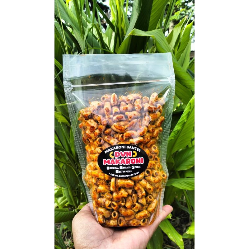 

makaroni bantet khas tasikmalaya kemasan pouch 350gr