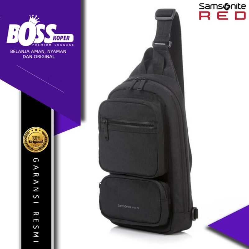 Tas Sling Pack Pria SAMSONITE RED Tas Bahu Original