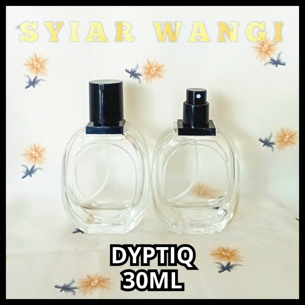 Botol Parfum SPRAY DIPTYQUE 30ML - Botol Parfum ISI ULANG DRAT DIPTIQ - Botol UKURAN 30ML
