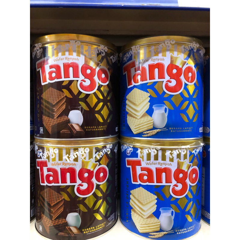 

Tango wafer kaleng coklat 270gr - Tanggo Vanilla - Chocolate - Can