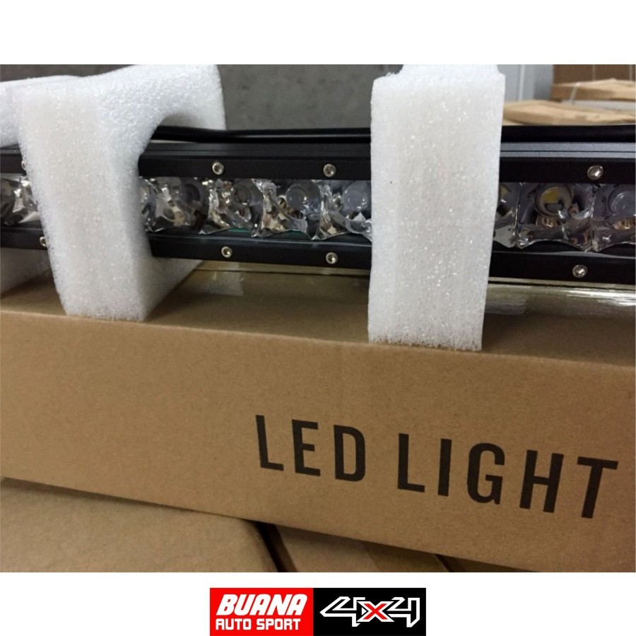 Lampu Tembak Lampu Sorot LED 20Inch Model Aurora Light Bar Single Row