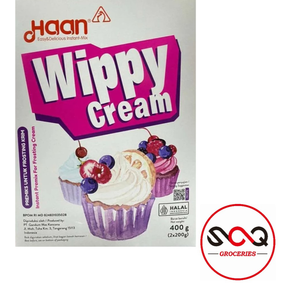 

Wippy Cream Powder Haan 400Gr